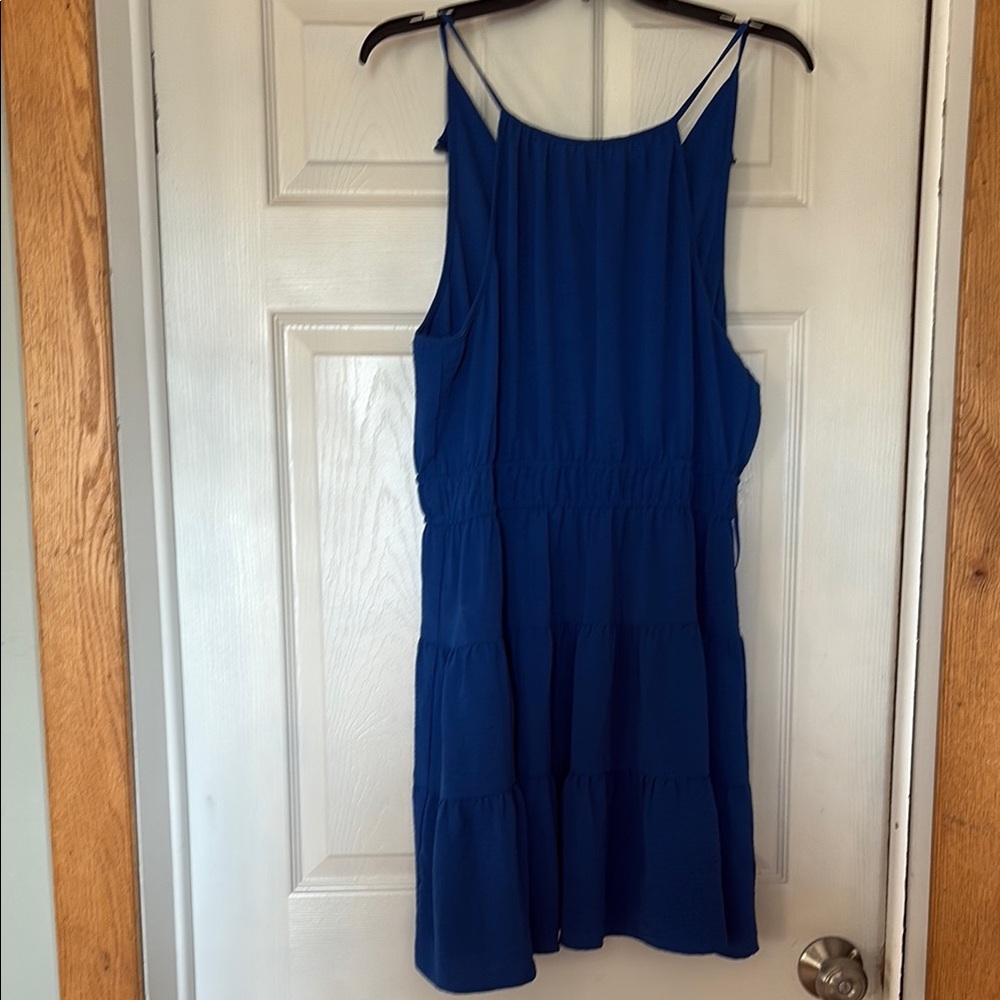 City Triangles Royal Blue Mini Dress